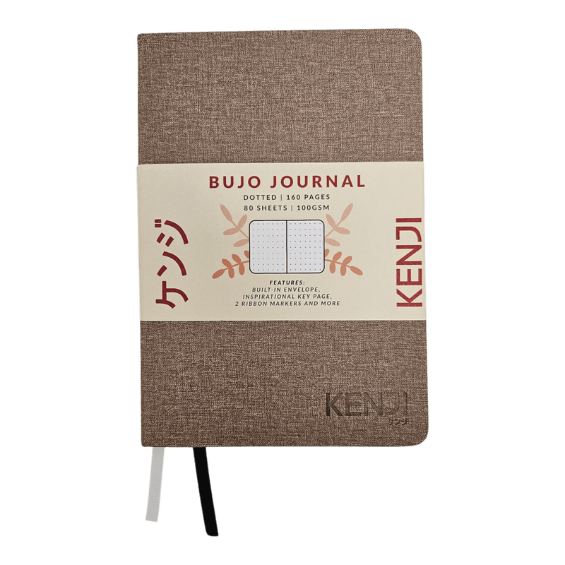 Bujo Notebook - Canvas Brown 21