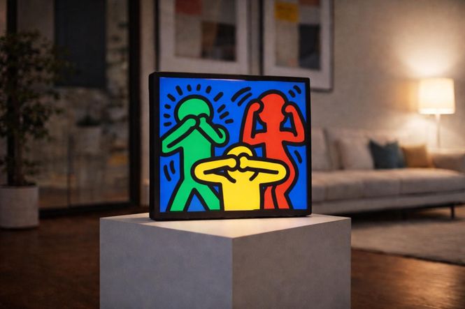 Hovedbilde Pop Art LED-lampe – Tre figurer
