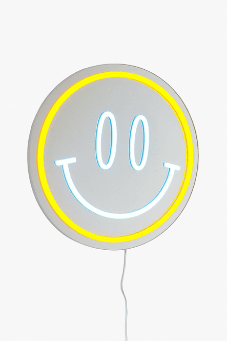 Hovedbilde Happy Emoji Neon Wall Light