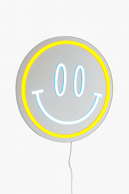 Happy Emoji Neon Wall Light