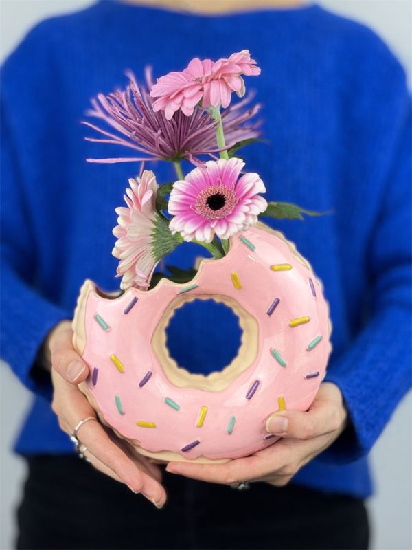 Bitten Flytende Donut Vase