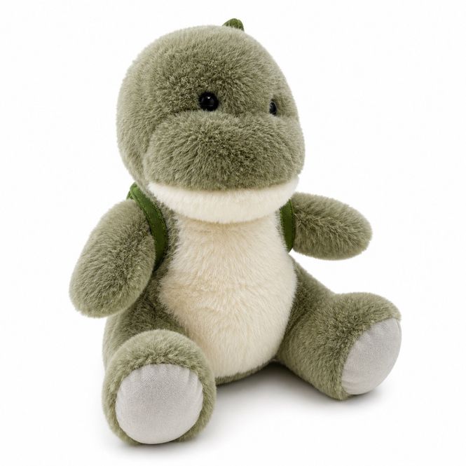 Hovedbilde Grønn dinosaursekk – Yabu Fluffy Dino