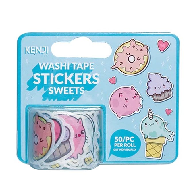 Hovedbilde Washi Tape Stickers - Sweets
