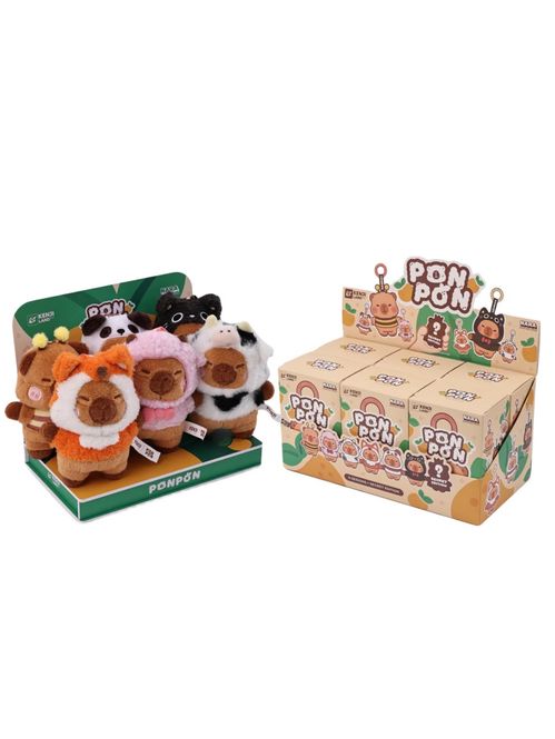 Hovedbilde Capybara plush nøkkelring – Nara Pon Pon