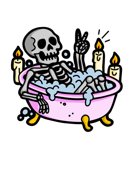 Hovedbilde Skellyboi Bathtime klistermerker