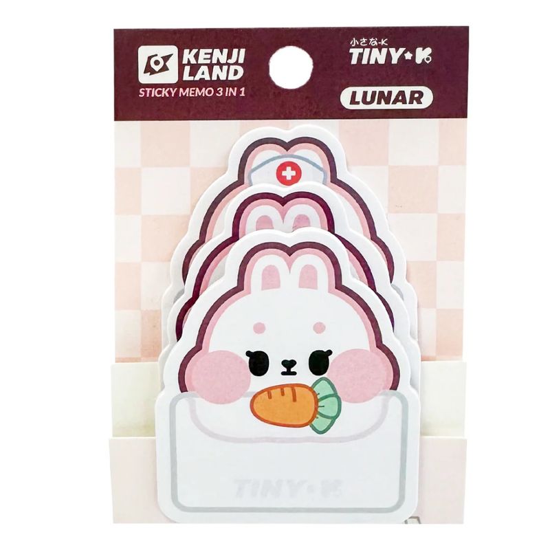 Yatomi 3-in-1 Sticky Memo Tiny-k Lunar