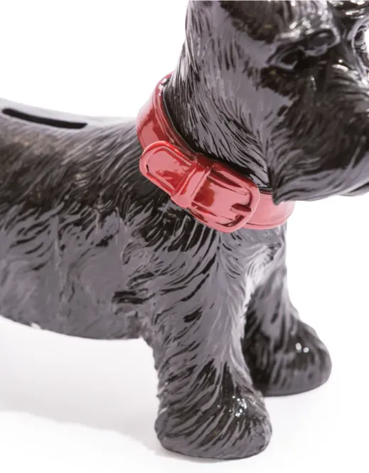 Hovedbilde Black Terrier – svart hund sparebøsse