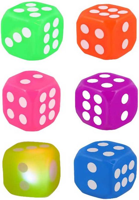 Hovedbilde Flashing Dice 3.5cm